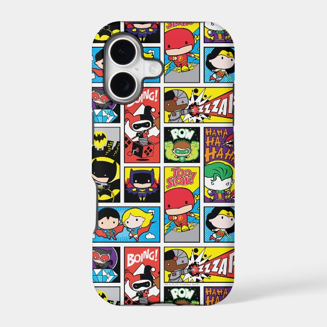 Chibi Justice League Compilation Pattern Iphone Case (Back)