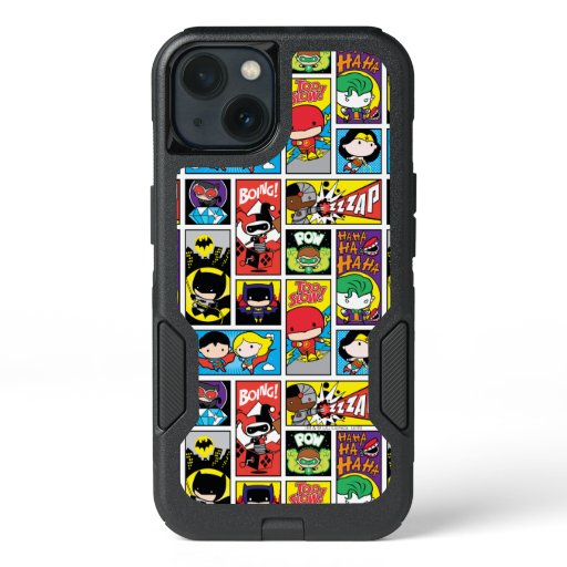 Chibi Justice League Compilation Pattern iPhone 13 Case