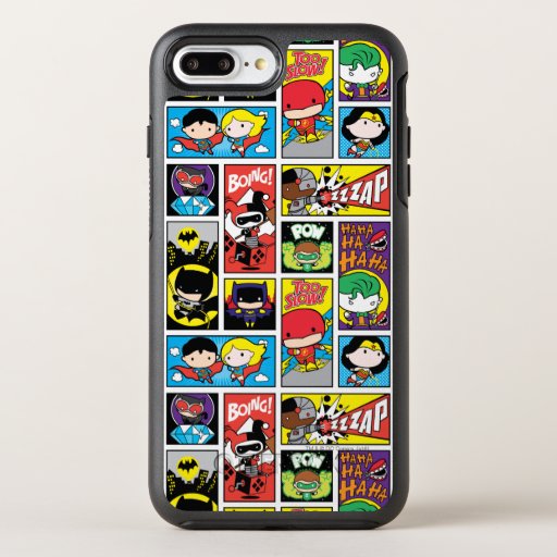 Chibi Justice League Compilation Pattern OtterBox Symmetry iPhone 8 Plus/7 Plus Case