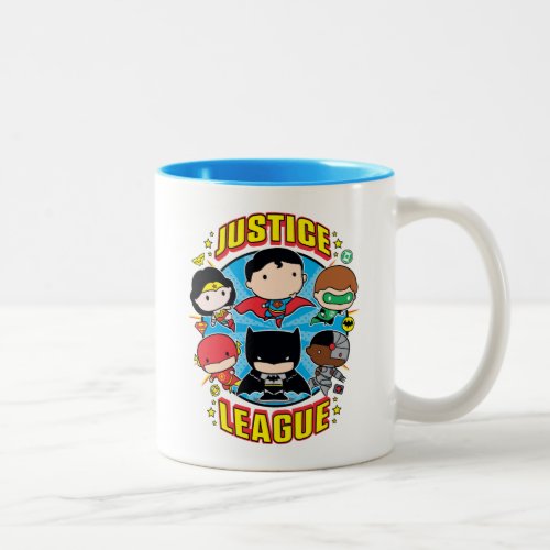 Chibi Justice League Group Two_Tone Coffee Mug