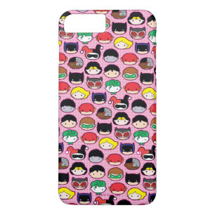 Chibi Justice League Head Pattern iPhone 8 Plus/7 Plus Case