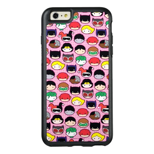 Chibi Justice League Head Pattern OtterBox iPhone 6/6s Plus Case