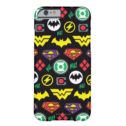 Chibi Justice League Logo Pattern Barely There iPhone 6 Case
