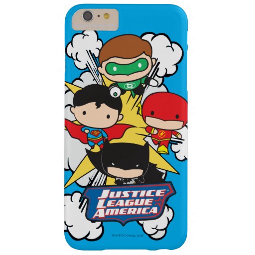 Chibi Justice League of America Explosion Barely There iPhone 6 Plus Case