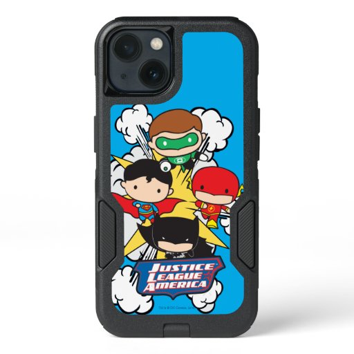 Chibi Justice League of America Explosion iPhone 13 Case