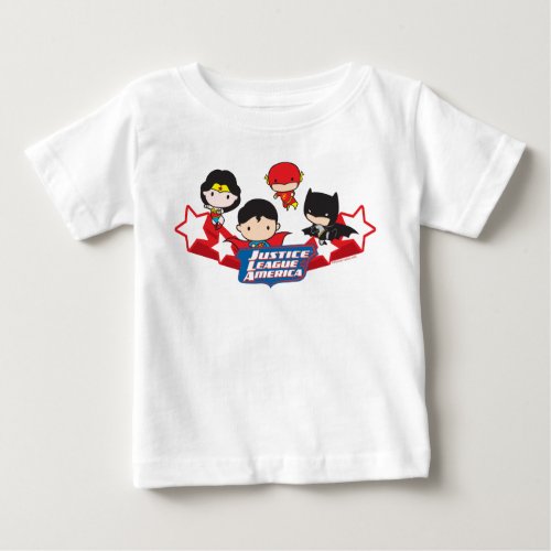 Chibi Justice League of America Stars Baby T_Shirt