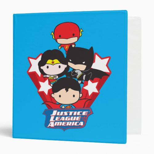 Chibi Justice League of America Stars Binder