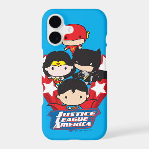 Chibi Justice League of America Stars iPhone 17 Case