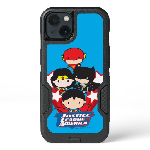 Chibi Justice League of America Stars iPhone 13 Case