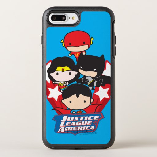 Chibi Justice League of America Stars OtterBox Symmetry iPhone 8 Plus/7 Plus Case