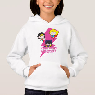 Chibi Justice League Pink Lightning Hoodie