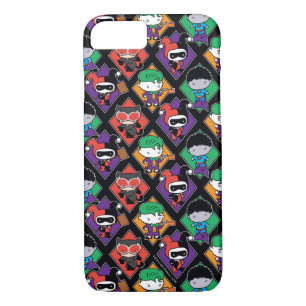 Chibi Justice League Villain Pattern iPhone 8/7 Case