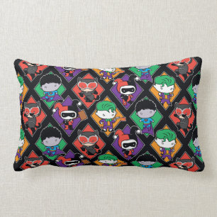 Chibi Justice League Villain Pattern Lumbar Pillow