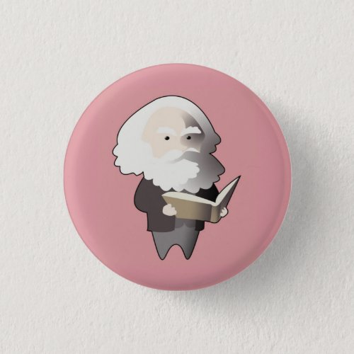 Chibi Karl Marx Button