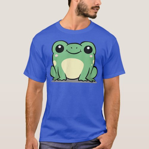 Chibi Kawaii Frog Amphibian Animal Frog Pond Lover T_Shirt