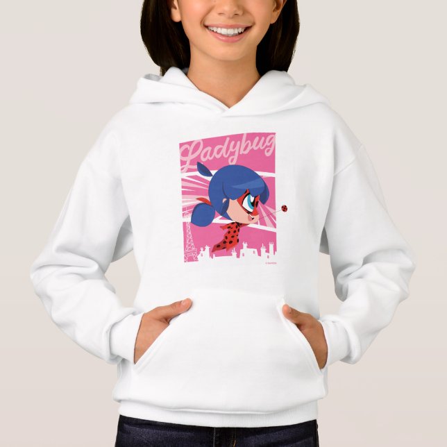 Chibi Ladybug in Paris Hoodie (Front)