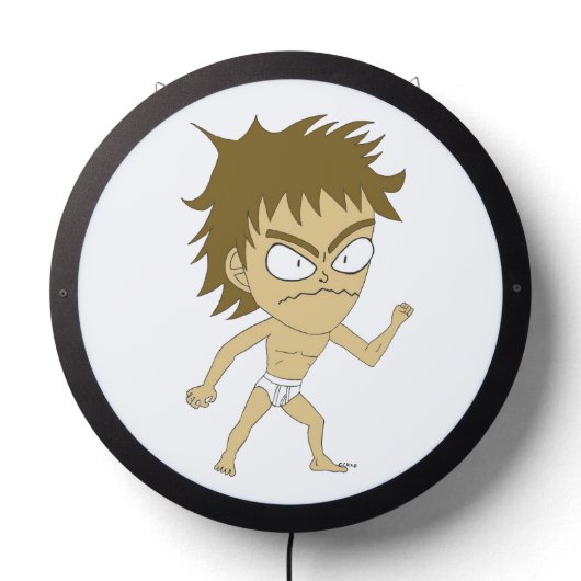 chibi  LED sign (Lights Off)