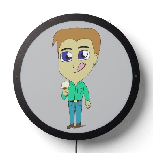 chibi   LED sign (Lights Off)