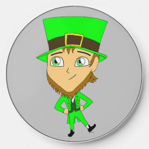 chibi leprechaun wireless charger