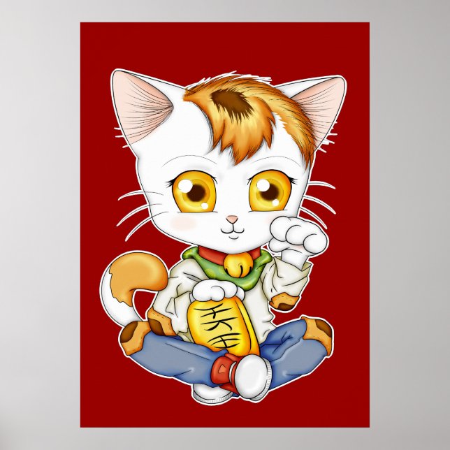 Chibi Maneki Neko Poster (Front)