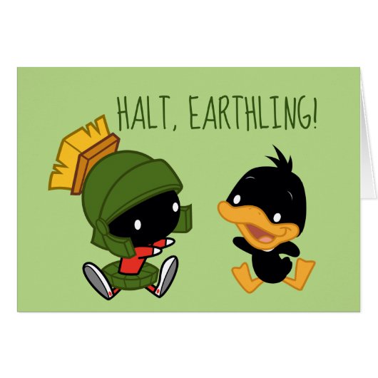 Chibi MARVIN THE MARTIAN™ & DAFFY DUCK™ (Front Horizontal)