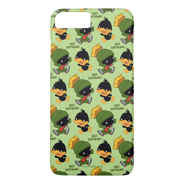 Chibi MARVIN THE MARTIAN™ & DAFFY DUCK™ Case-Mate iPhone Case (Back)