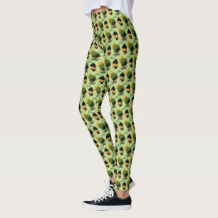 Chibi MARVIN THE MARTIAN™ & DAFFY DUCK™ Leggings