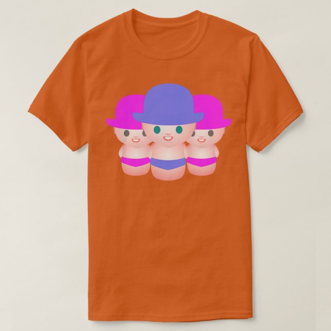 Chibi mates1 T-Shirt (Design Front)