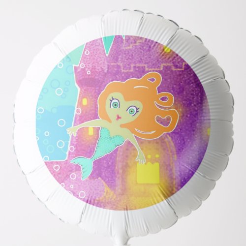 Chibi Mermaids helium Balloon