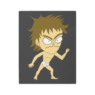 chibi metal print