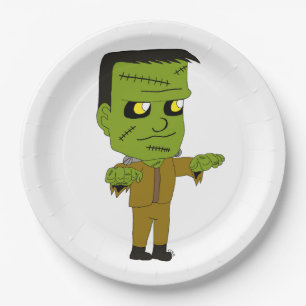 chibi  monster    paper plates