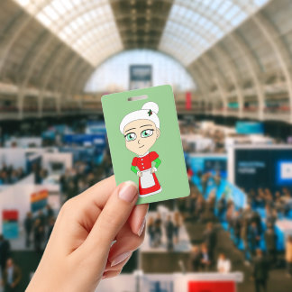 chibi mrs. claus badge