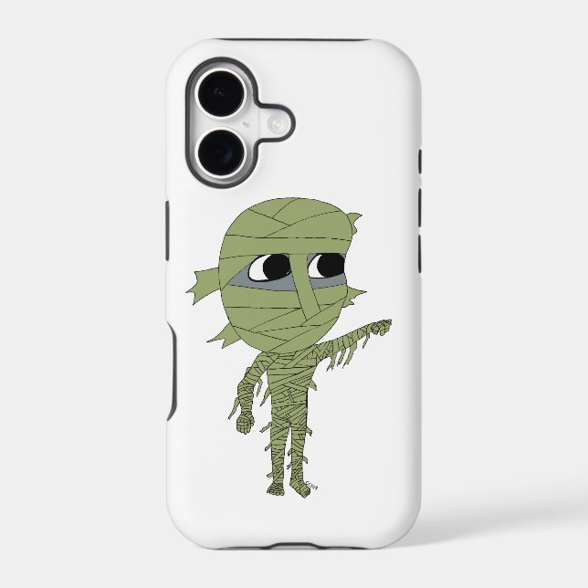 chibi mummy   iphone case (Back)