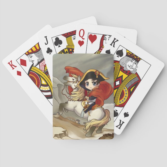Chibi Napoleon Playing Cards! Poker Cards (Back)
