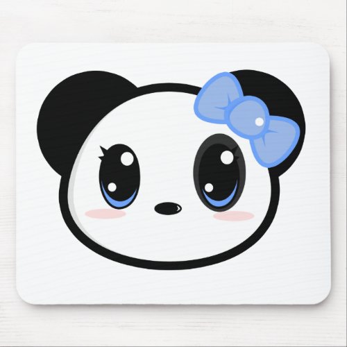 Chibi Panda Girl Mousepad