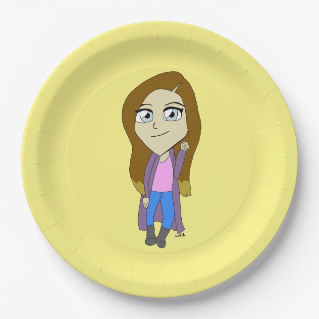 Chibi  paper plates (Front)