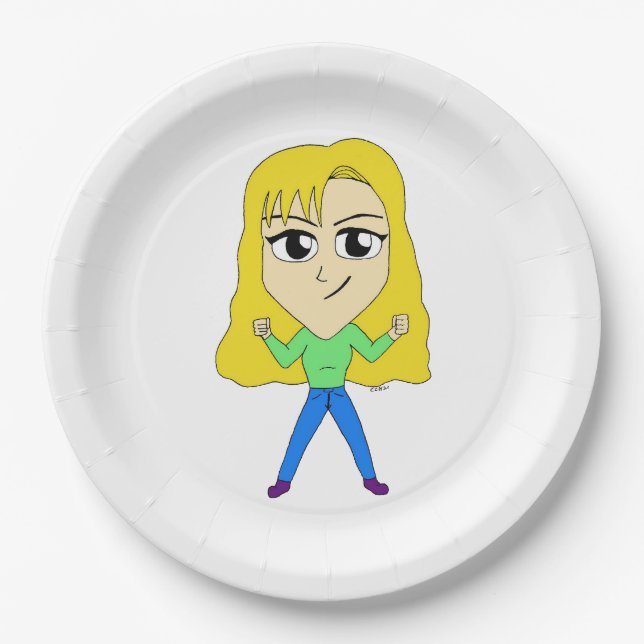 chibi    paper plates (Front)