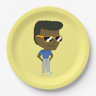 chibi  paper plates