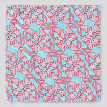 Chibi pink Axolotl pattern Chido Bandana