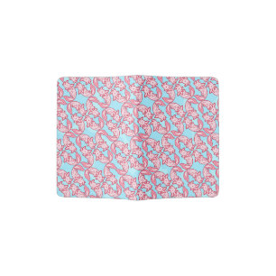 Chibi pink Axolotl pattern Chido Passport Holder