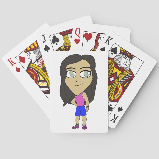 chibi  poker cards (Back)