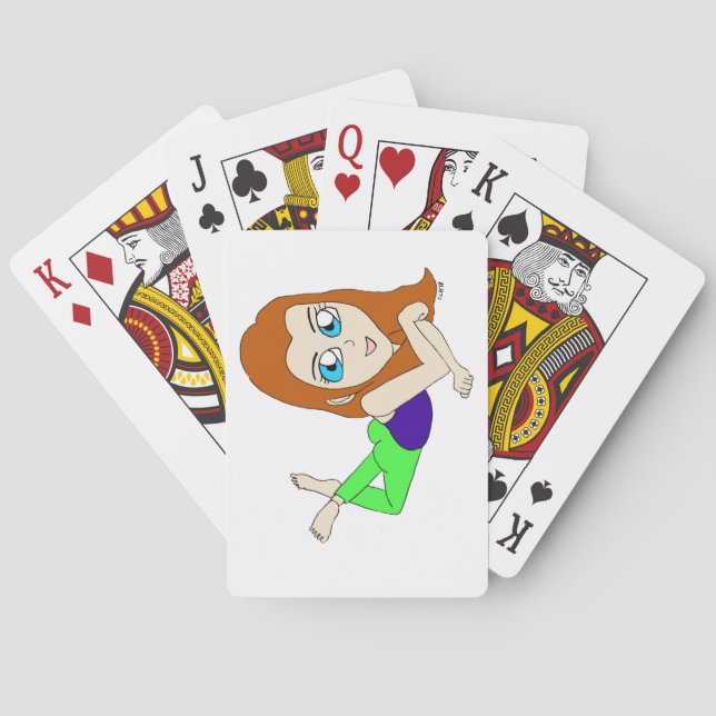 chibi  poker cards (Back)