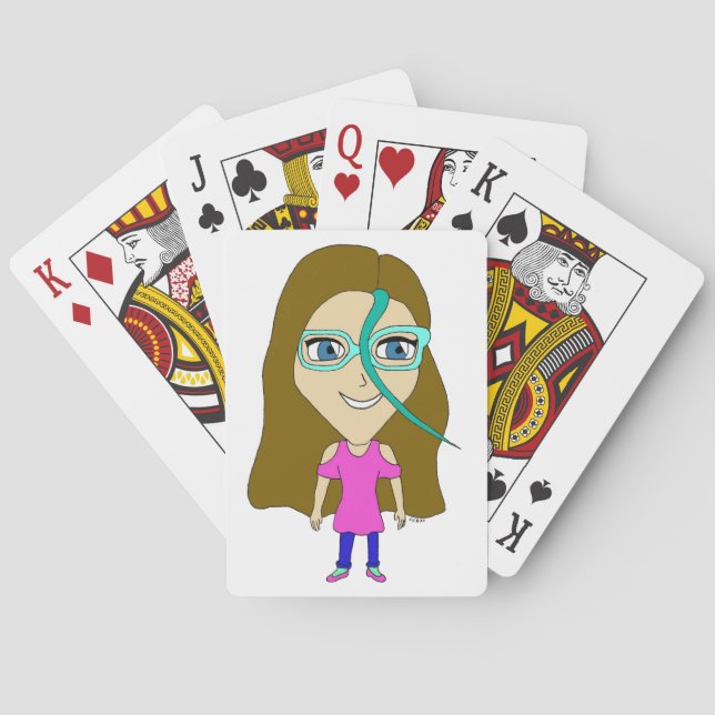 chibi  poker cards (Back)
