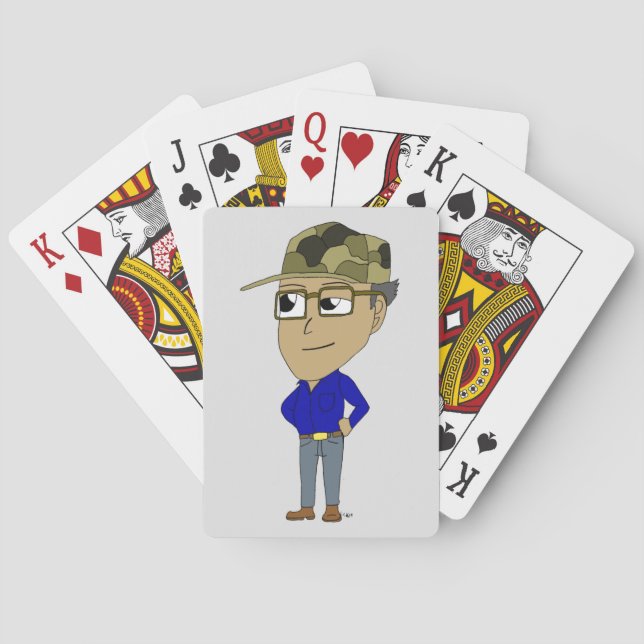 chibi  poker cards (Back)