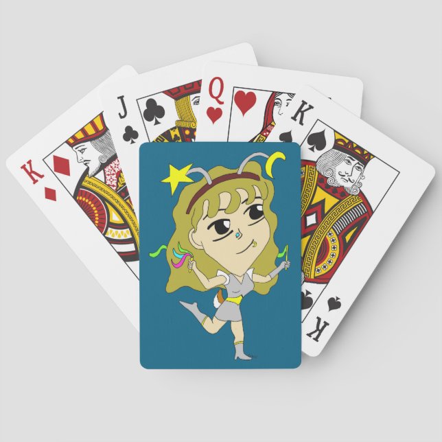 chibi  poker cards (Back)