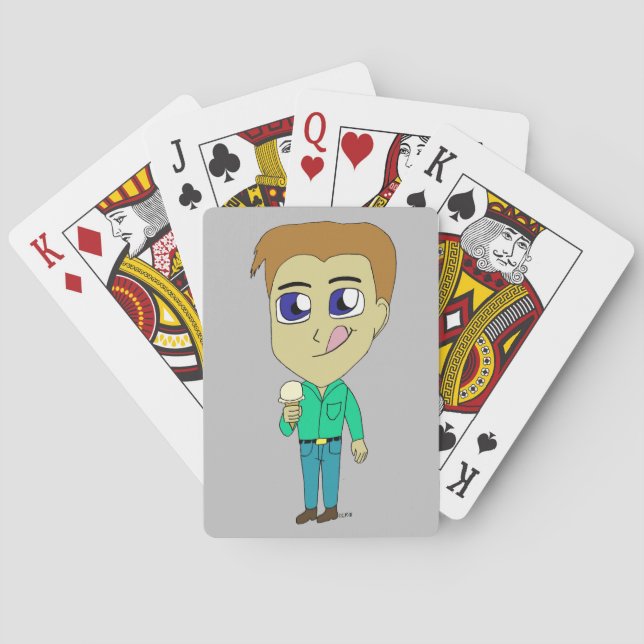 chibi  poker cards (Back)