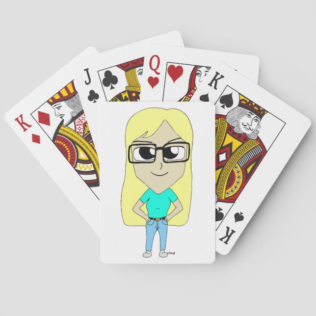 chibi  poker cards (Back)