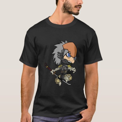 Chibi Raiden anime cartoon gift T_Shirt