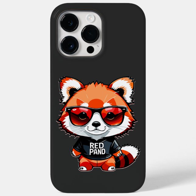 Chibi Red Panda Cub Case-Mate iPhone Case (Back)