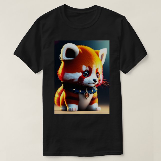 Chibi Red Panda Royal Family T-Shirt (Design Front)